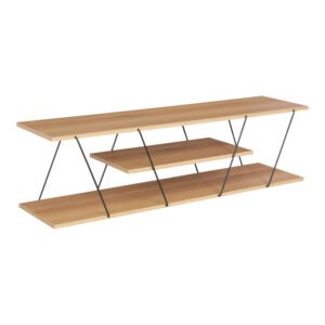 Έπιπλο τηλεόρασης Tars House Genius sonoma-μαύρο 120x30x33εκ