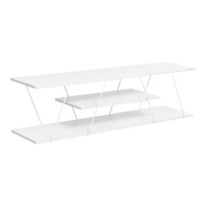 Έπιπλο τηλεόρασης Tars House Genius λευκό 120x30x33εκ