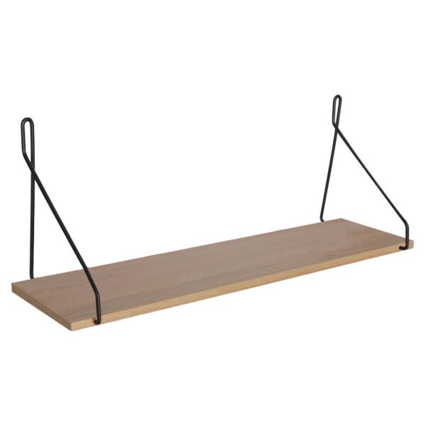 Ραφιέρα τοίχου Tars House Genius sonoma-μαύρο 72x20x27εκ