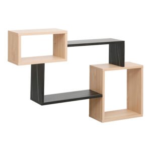 Ράφι τοίχου Beldra House Genius σε φυσική απόχρωση με όψη μαρμάρου 84x15x57.8εκ