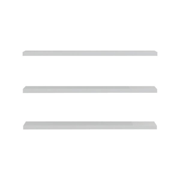 Ραφιέρα τοίχου Divar House Genius σε λευκή απόχρωση 60x14.5x1.8εκ - Image 2