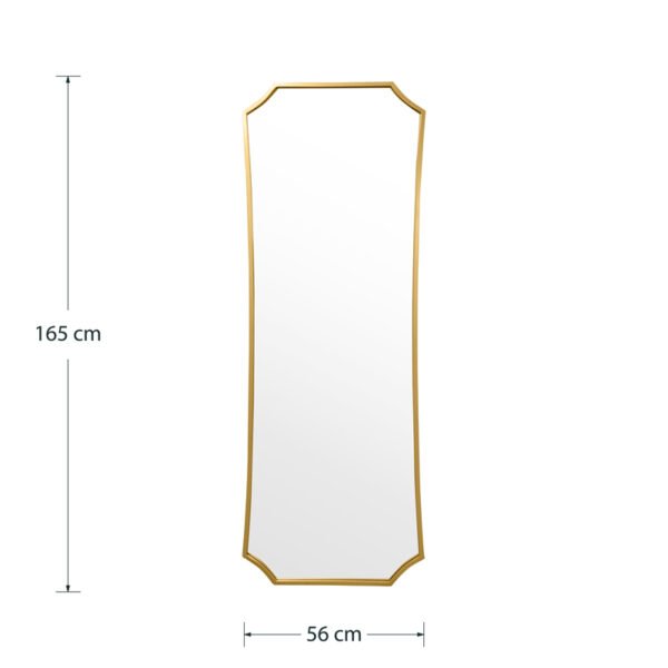 Καθρέπτης Torfu House Genius χρυσό 56x2x165εκ - Image 4