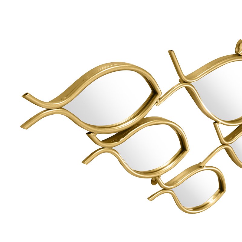 Καθρέπτης Filow House Genius χρυσό 103x2x38εκ - Image 3