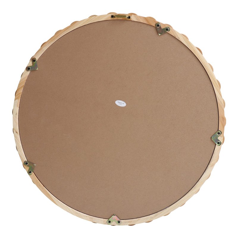 Καθρέπτης Specio House Genius ξύλο σε φυσική απόχρωση Φ60x4.5εκ - Image 4