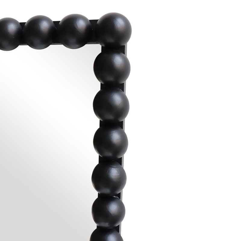 Καθρέπτης Ledalo House Genius ξύλο σε μαύρη απόχρωση 45x4.5x130εκ - Image 5