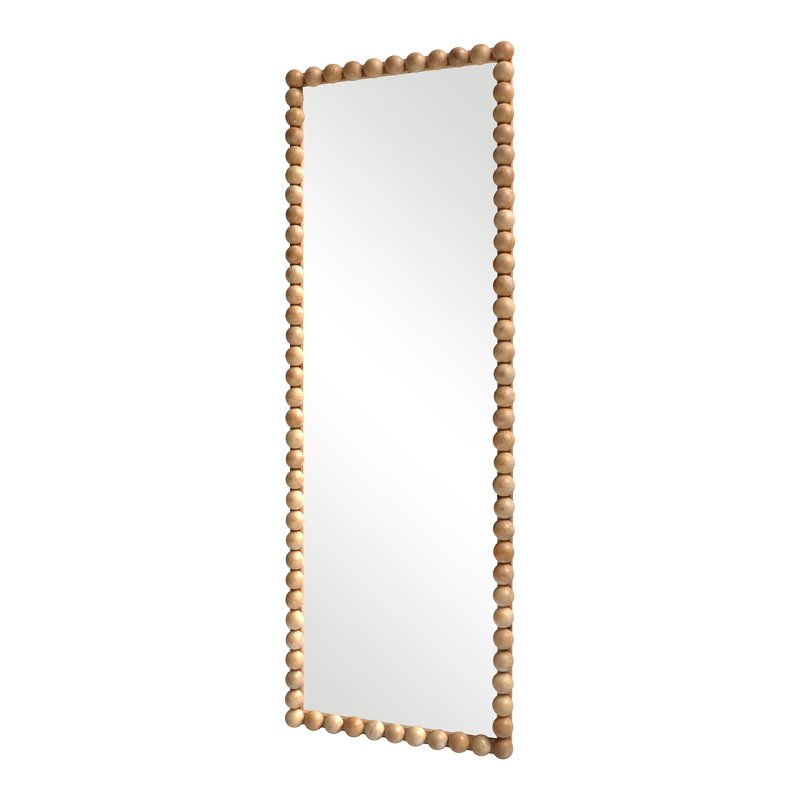 Καθρέπτης Ledalo House Genius ξύλο σε φυσική απόχρωση 45x4.5x130εκ - Image 3