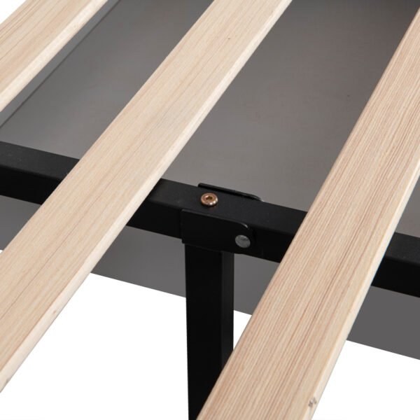 Κρεβάτι Veloty House Genius ύφασμα ανθρακί με συρτάρια 150x200εκ - Image 6