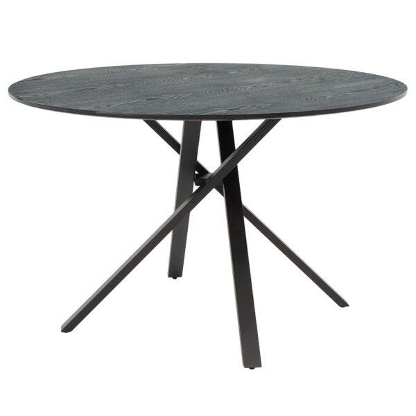 Tραπέζι Cerco House Genius MDF μαύρο Φ120x75εκ