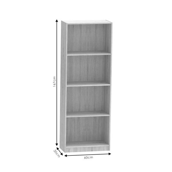 Βιβλιοθήκη Presley House Genius sonoma 60x30x167εκ - Image 3