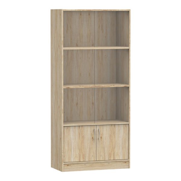 Βιβλιοθήκη Burcy House Genius oak 80x40x177εκ