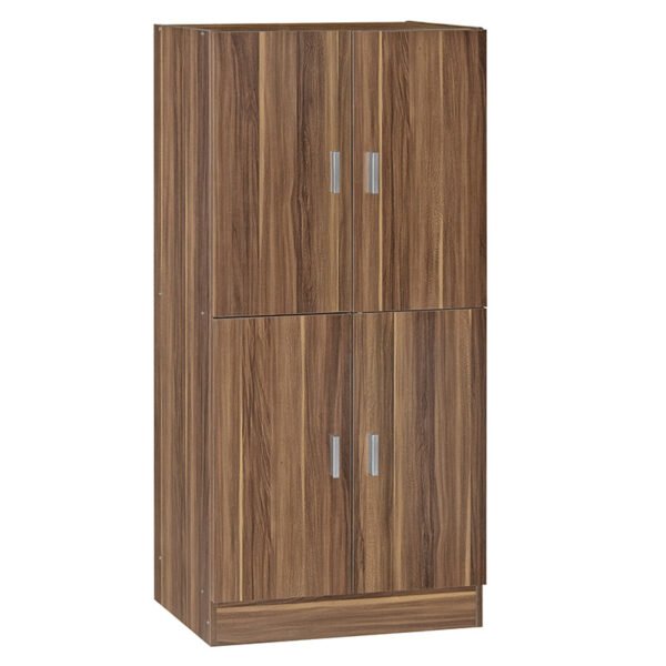 Παπουτσοθήκη-ντουλάπι Felicity House Genius χρώμα καρυδί 60x32x127εκ