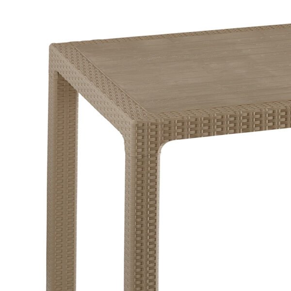 Τραπέζι Explore pakoworld με UV protection PP cappucino 150x90x73.5εκ - Image 2