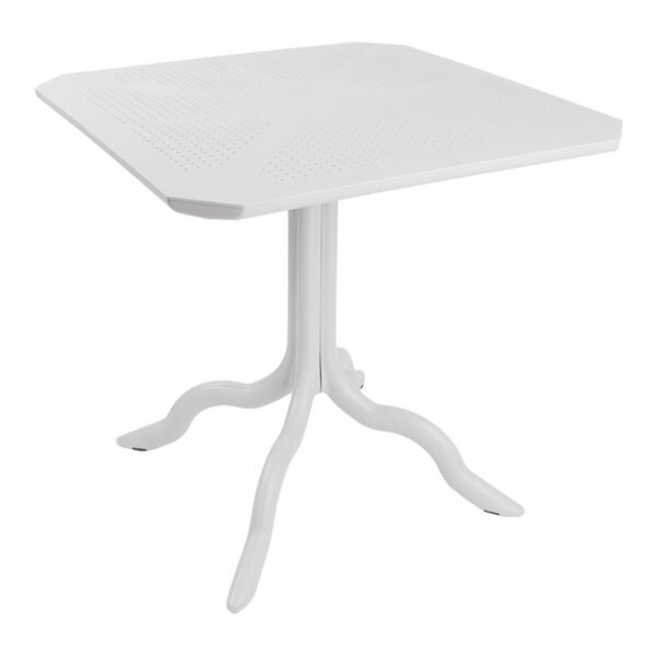 Τραπέζι Icon  House Genius PP σε λευκή απόχρωση 80x80x74.5εκ