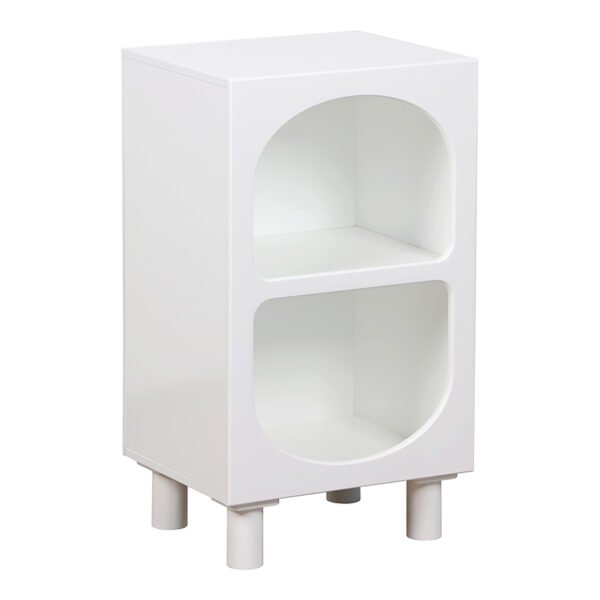 Κομοδίνο Emersi House Genius MDF σε λευκή απόχρωση 40x32x70εκ