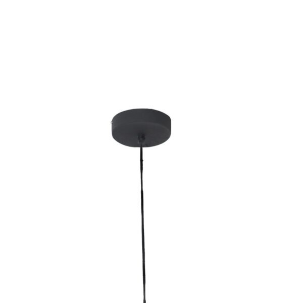 Φωτιστικό οροφής Kelsy Inart E27 μαύρο μέταλλο Φ30x122εκ - Image 4