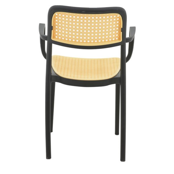 Πολυθρόνα Westley House Genius pp φυσικό-μαύρο 58x47x81εκ - Image 5