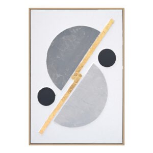 Πίνακας σε καμβά Geometric 3D Inart 52x4.5x72εκ