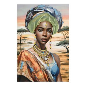 Πίνακας σε καμβά Zerbera 3D Inart 80x3x120εκ