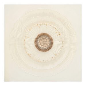 Πίνακας σε καμβά Circled 3D Inart 80x3x80εκ