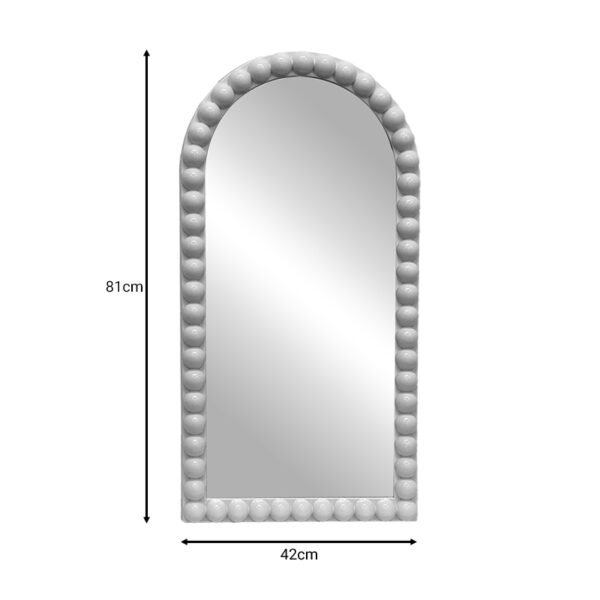 Καθρέπτης Pavloval Inart ασημί pp 42x3.5x81εκ - Image 2