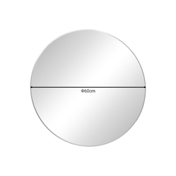 Καθρέπτης Nhaos Inart χρυσό αλουμίνιο Φ60x2.5εκ - Image 2