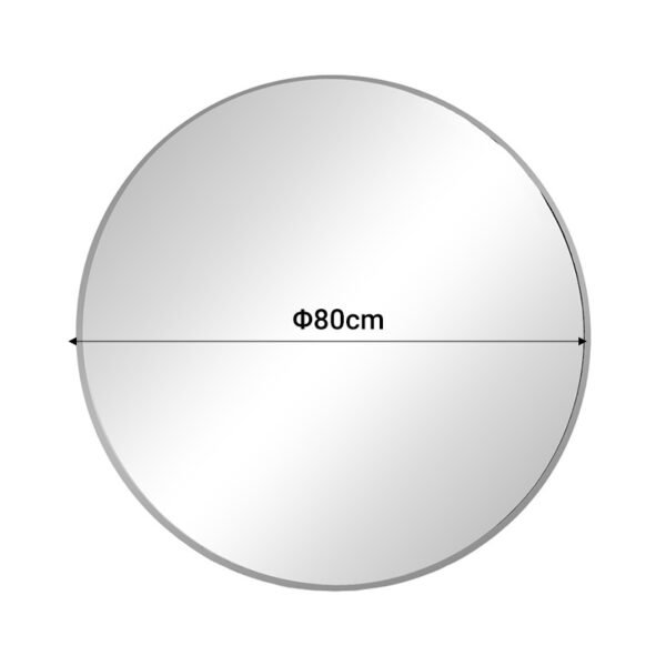 Καθρέπτης Emmett Inart χρυσό αλουμίνιο Φ80x2.5εκ - Image 2
