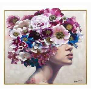 Πίνακας σε καμβά Mavare 3D Inart με πλαίσιο 100x3.5x100εκ