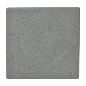 Επιφάνεια τραπεζιού Zerbo House Genius τ.Werzalit σε γκρι απόχρωση μαρμάρου 70x70εκ
