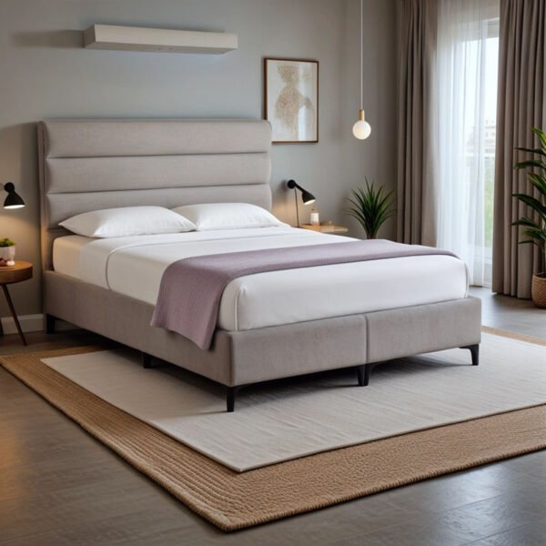 Κρεβάτι Limit House Genius ύφασμα σε γκρι απόχρωση 160x200εκ - Image 2