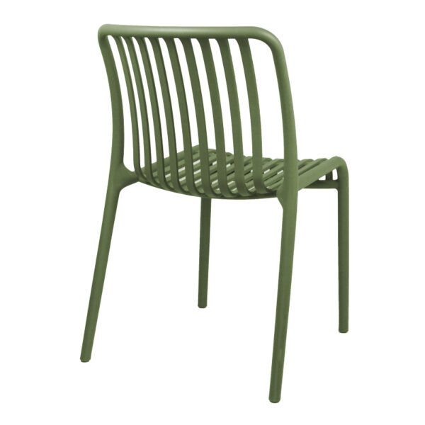 Καρέκλα Zoi House Genius pp σε σκούρη πράσινη απόχρωση 42x58x79εκ - Image 2