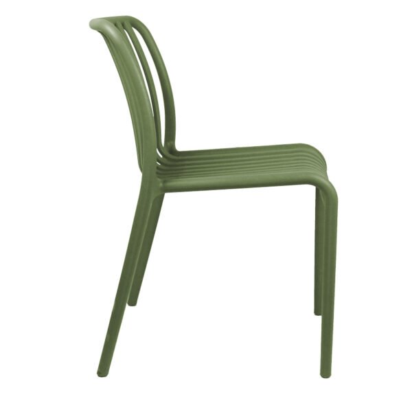 Καρέκλα Zoi House Genius pp σε σκούρη πράσινη απόχρωση 42x58x79εκ - Image 3
