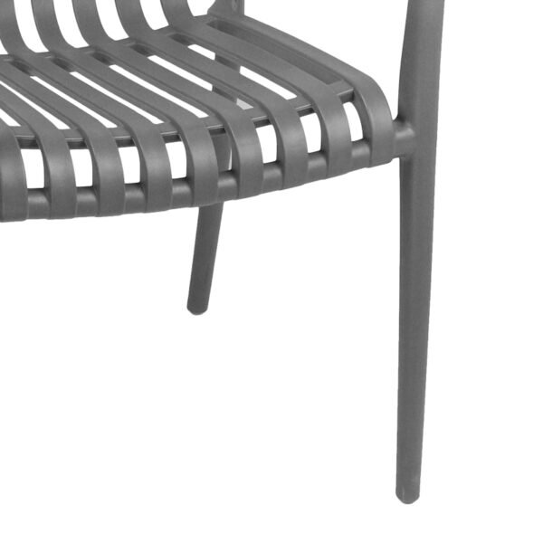 Πολυθρόνα Zoi House Genius pp σε ανθρακί απόχρωση 58.5x54x80εκ - Image 6