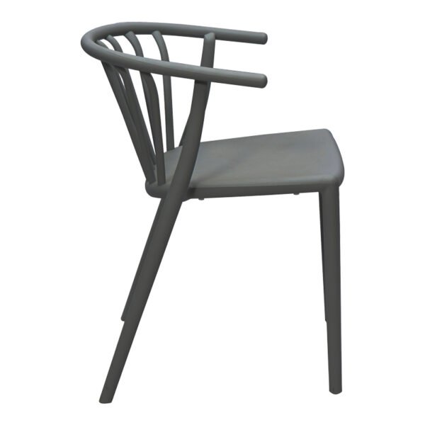 Πολυθρόνα Zelma House Genius pp σε ανθρακί απόχρωση 55x53x73εκ - Image 3