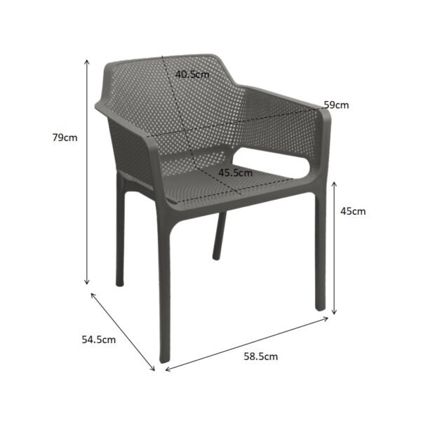 Πολυθρόνα Oviez House Genius pp σε cappuccino απόχρωση 59x58x79εκ - Image 6