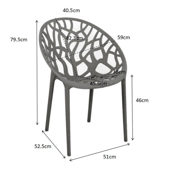 Πολυθρόνα Daren House Genius pp σε cappuccino απόχρωση 59x60x79,5εκ - Image 6