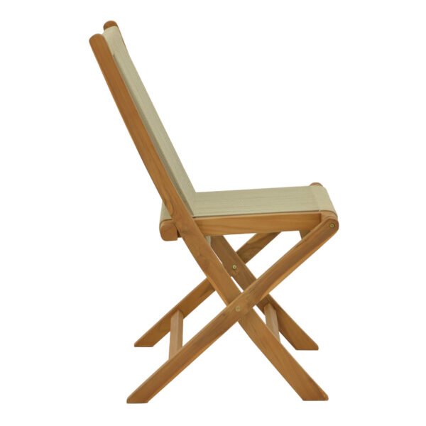 Τραπεζαρία σετ 7τεμ. Banou-Mady House Genius teak ξύλο σε φυσική απόχρωση 200x100x75εκ - Image 4