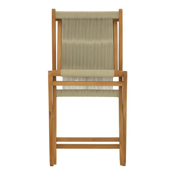 Τραπεζαρία σετ 7τεμ. Banou-Mady House Genius teak ξύλο σε φυσική απόχρωση 200x100x75εκ - Image 5