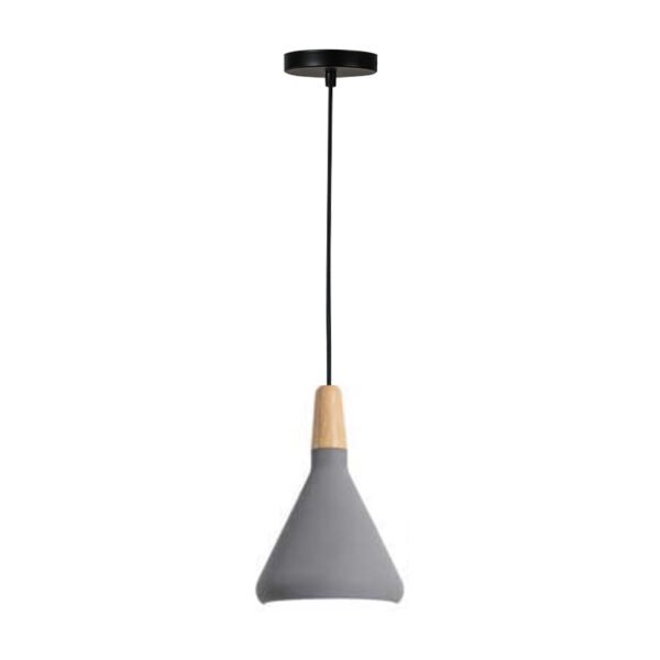 Φωτιστικό οροφής Jedren House Genius γκρι μέταλλο Φ18x27εκ
