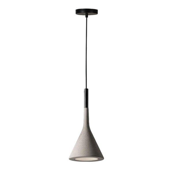 Φωτιστικό οροφής Conile House Genius γκρι μέταλλο Φ16x36εκ