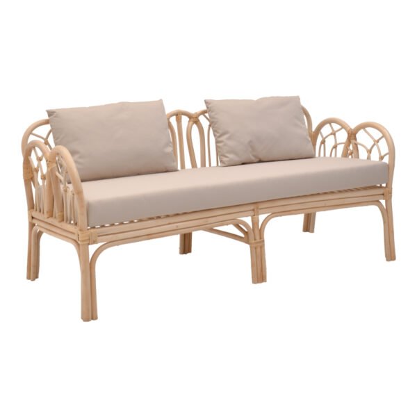 Σαλόνι Ytrone-Siderty House Genius σετ 2τεμ rattan σε φυσική απόχρωση - Image 3