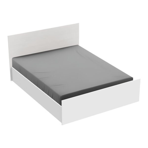 Κρεβάτι διπλό Toscana House Genius σε λευκή απόχρωση 160x200εκ
