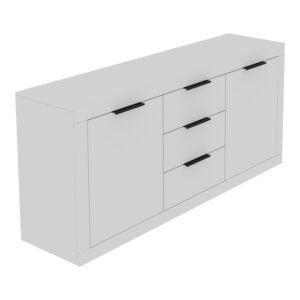 Μπουφές Doha House Genius σε λευκή απόχρωση 180x45x80.5εκ