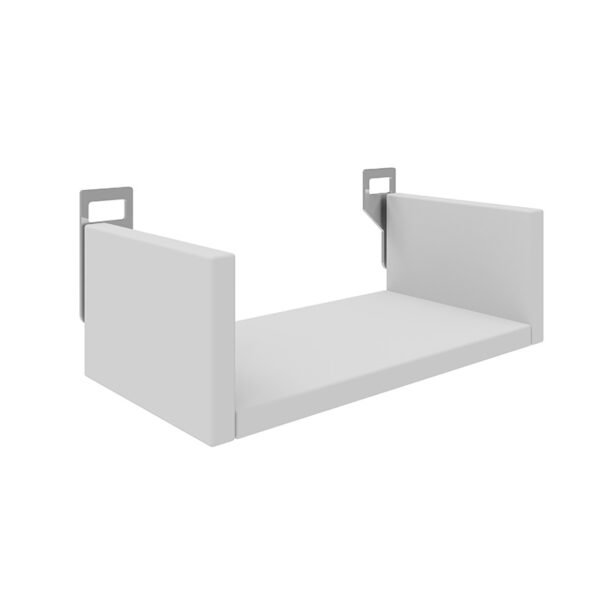 Ραφιέρα τοίχου Derva House Genius σε λευκή απόχρωση 30x15x10cm