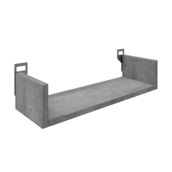Ραφιέρα τοίχου Derva House Genius σε cement γκρι απόχρωση 45x15x10cm