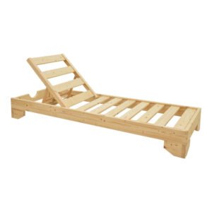 Ξαπλώστρα Fendy House Genius ξύλο ελάτου σε φυσική απόχρωση 71.5x200x24εκ