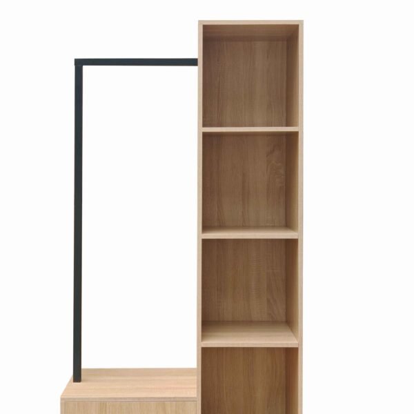 Έπιπλο εισόδου Erdeco House Genius mdf σε φυσική απόχρωση 80x40x150εκ