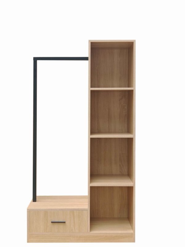 Έπιπλο εισόδου Erdeco House Genius mdf σε φυσική απόχρωση 80x40x150εκ