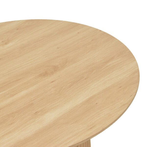 Τραπέζι σαλονιού Opols House Genius mdf σε  φυσική απόχρωση Φ90x42εκ - Image 3