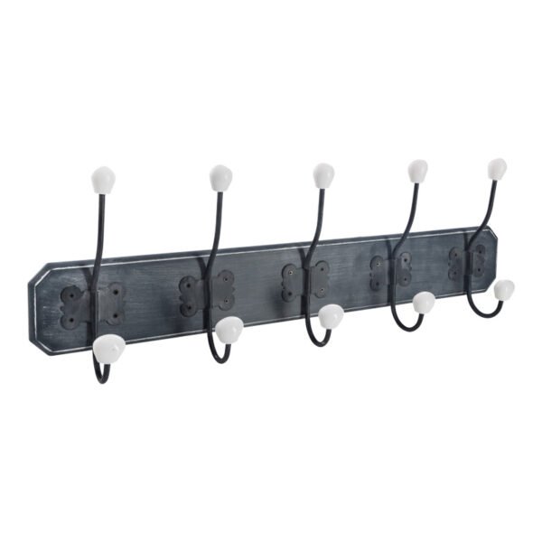 Κρεμάστρα Holden House Genius mdf σε αντικέ μαύρη απόχρωση 19.5x9x60.5εκ