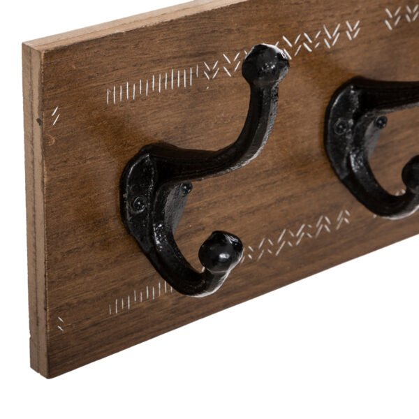Κρεμάστρα Terty House Genius mdf σε καρυδί απόχρωση 50x8.5x13εκ - Image 2
